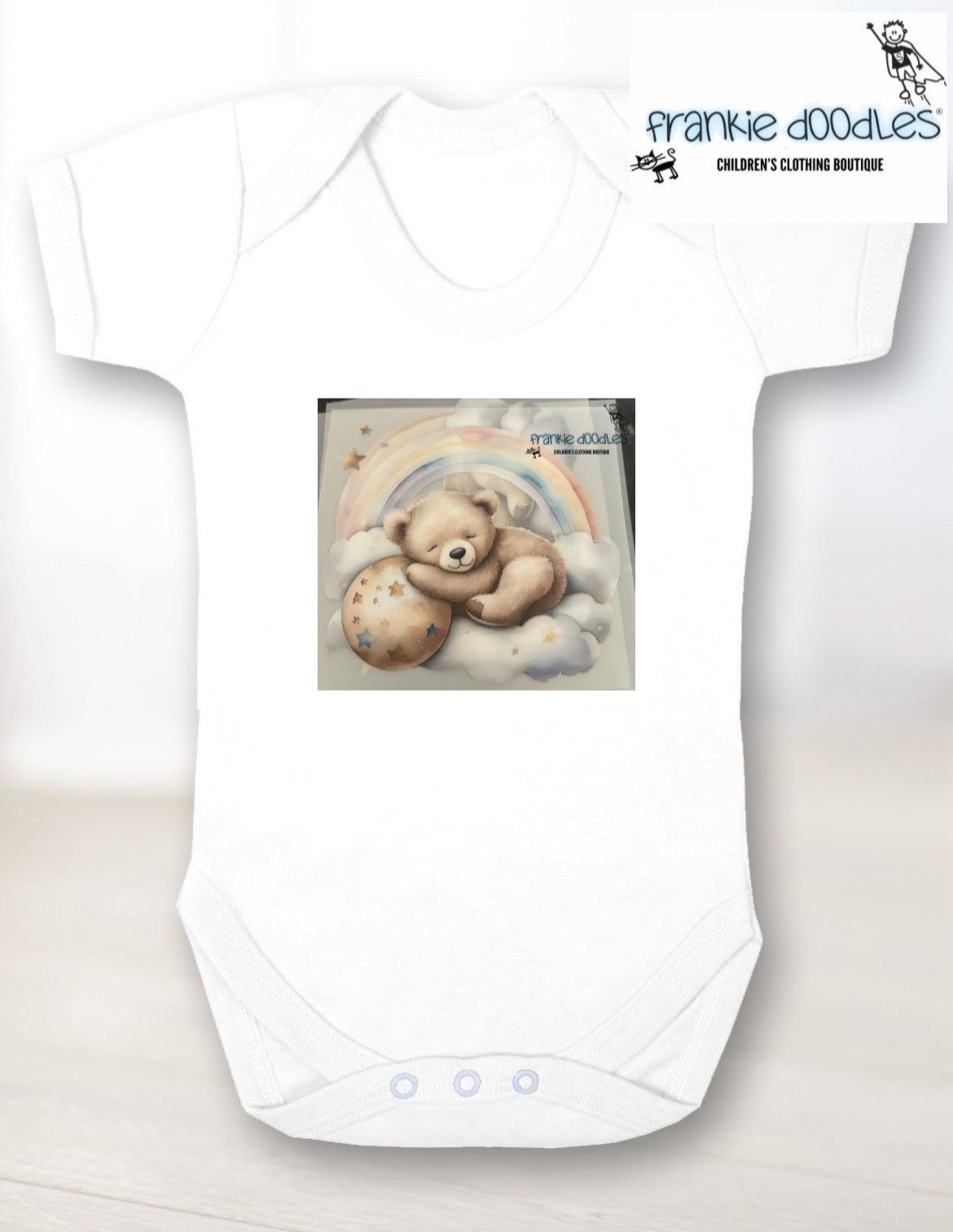 Frankie Doodles Rainbow Teddy Set