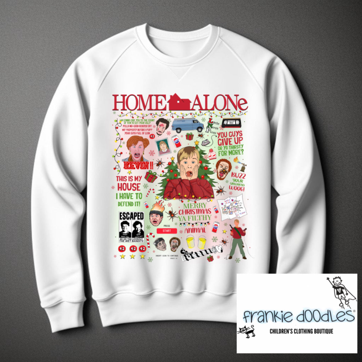 Movie Montage Inspired Sweatshirt
