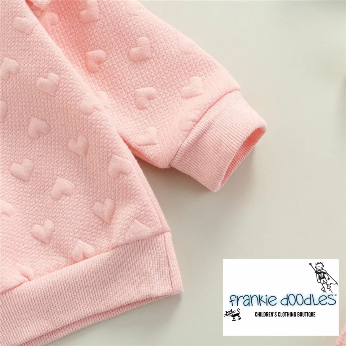 Baby Girls Hearts & Bow Knot Set