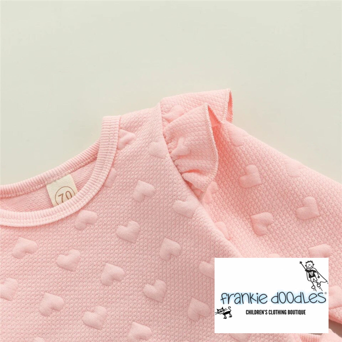 Baby Girls Hearts & Bow Knot Set