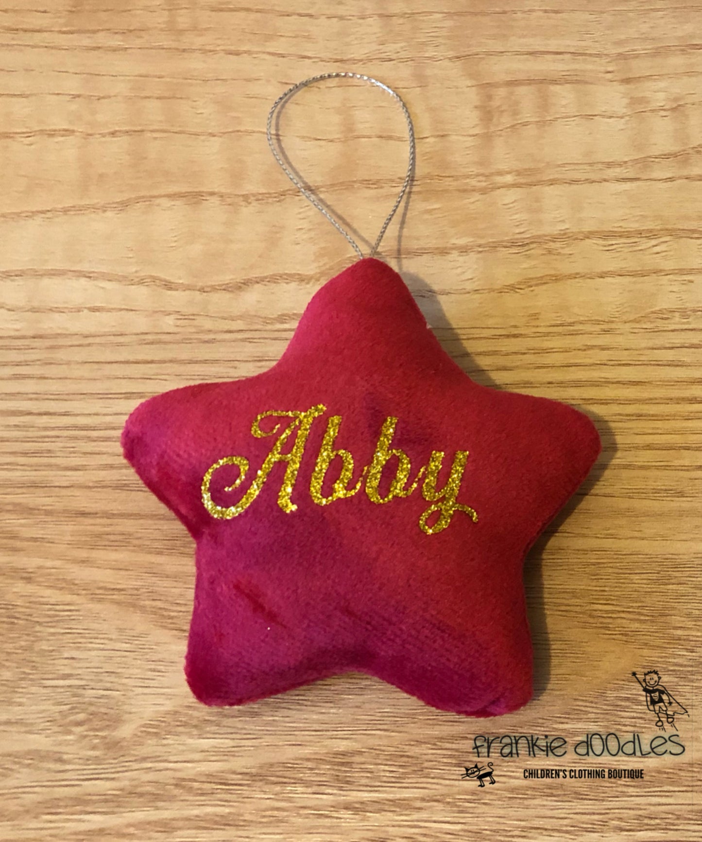 Personalised Star Decoration