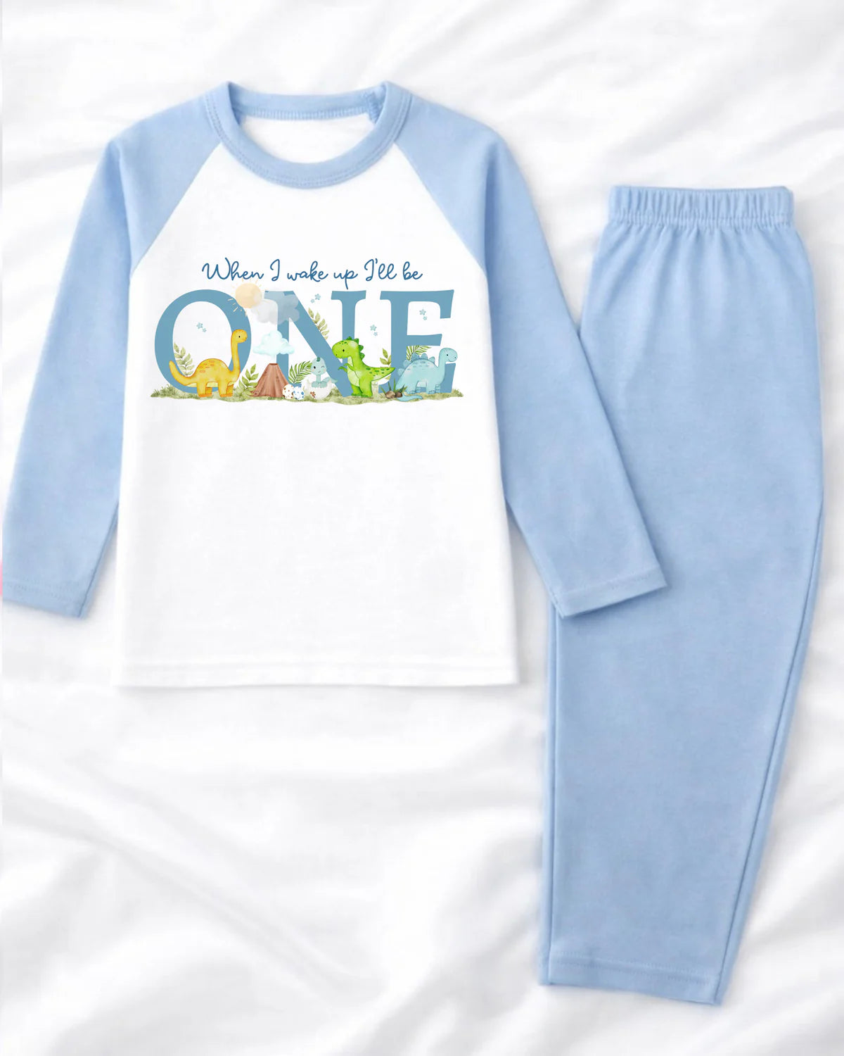 “When I Wake Up” Blue Dino