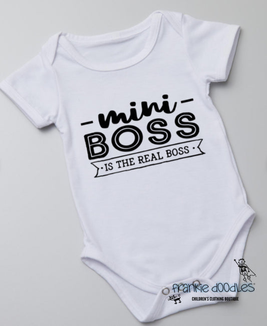 Mini Boss Baby Vest