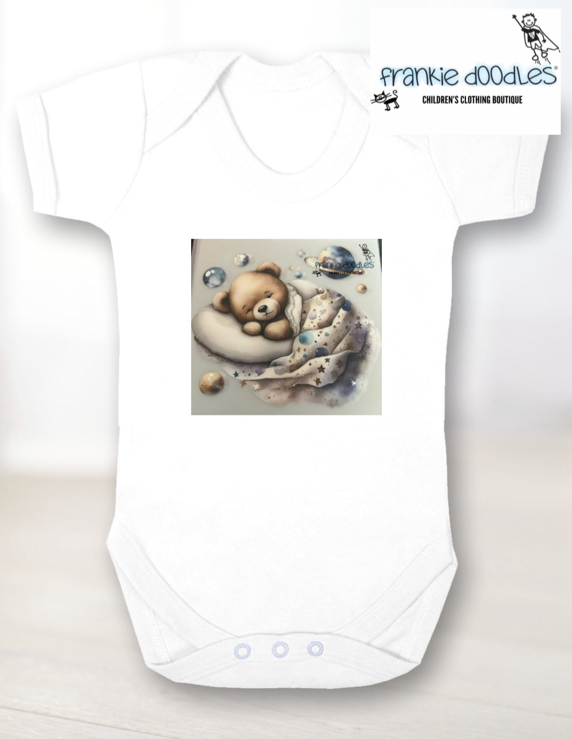 Frankie Doodles Blue Teddy Set