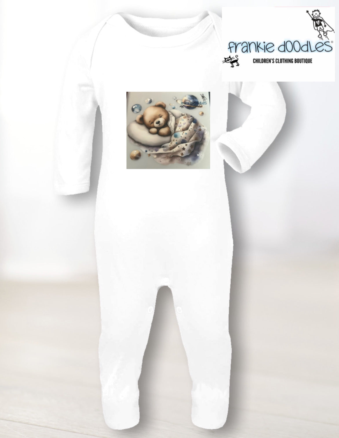 Frankie Doodles Blue Teddy Set