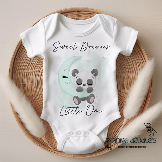 Sweet Dreams Panda & Green Moon Bodysuit