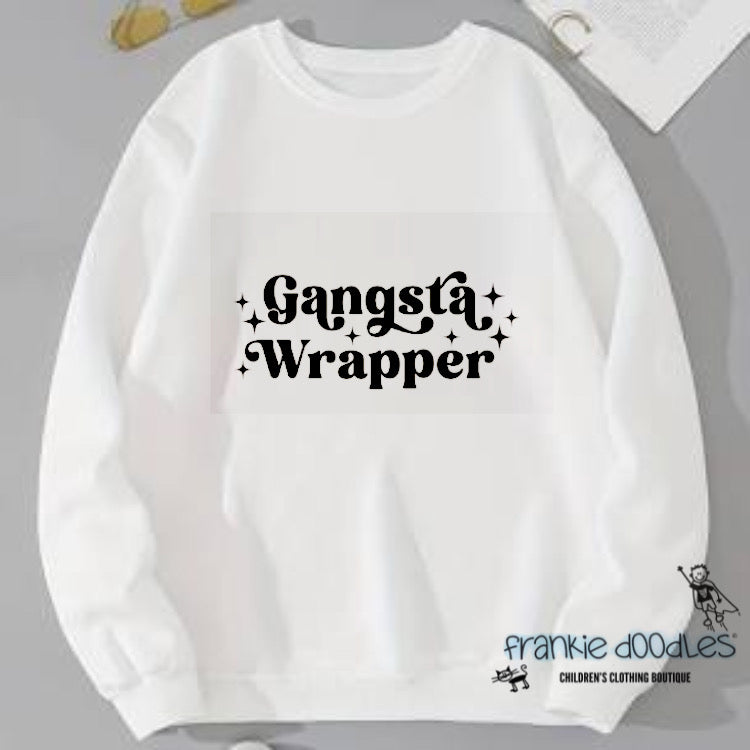 "Gangsta Wrapper" Christmas Sweatshirt