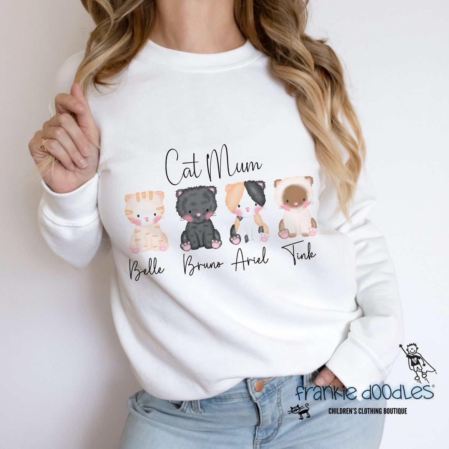 Custom “Cat Mum” Sweatshirt