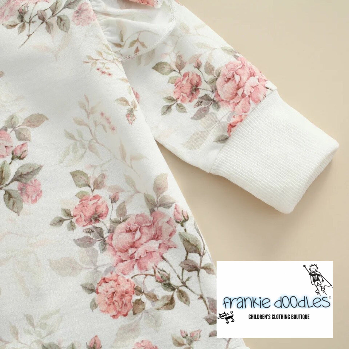 Baby Girls Flower Trouser Set