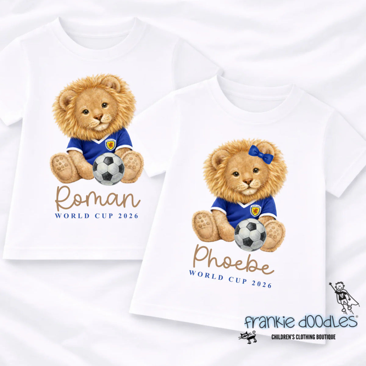 Personalised Scotland World Cup T Shirt