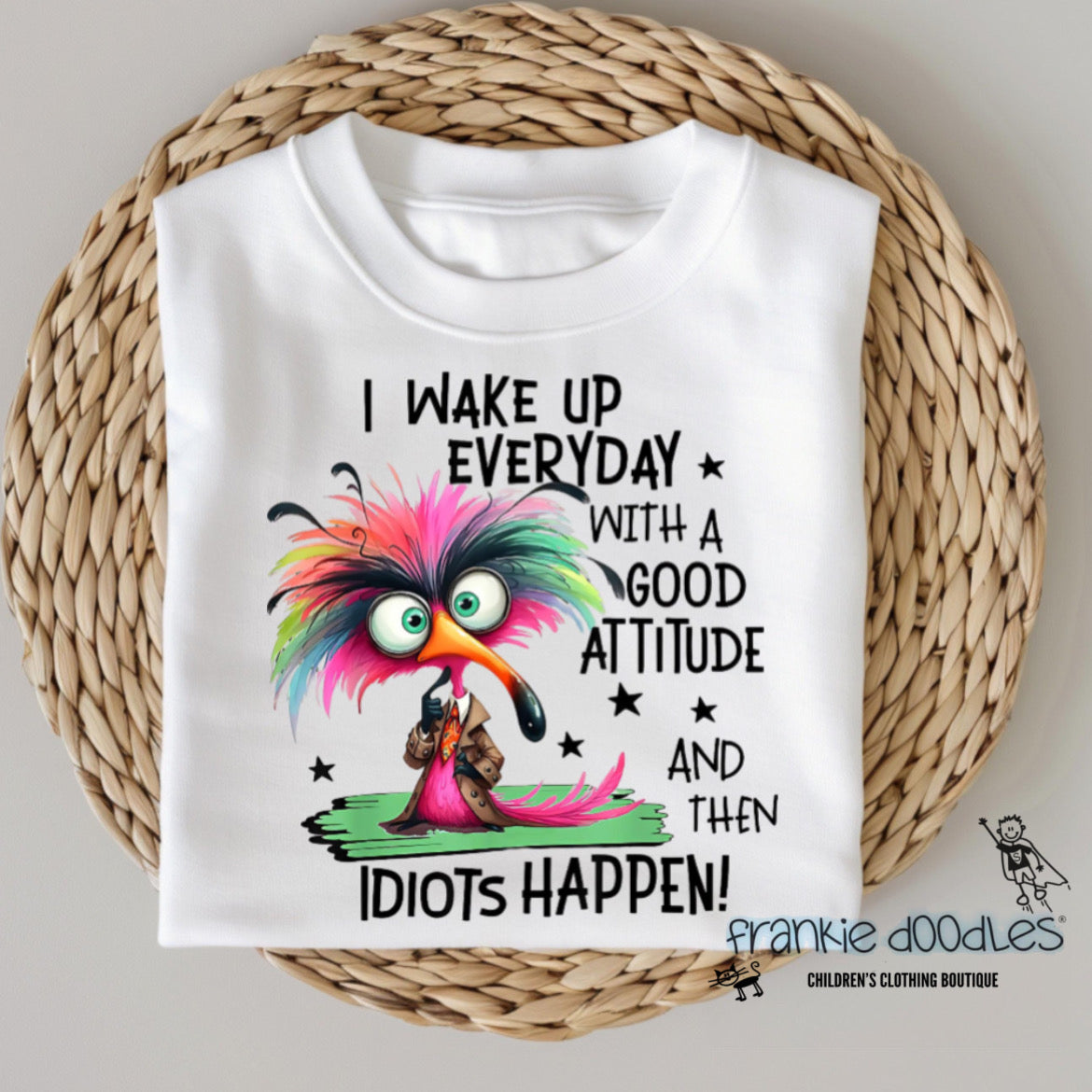 “I Wake Up Everyday With a Good Attitude” Graphic Tee