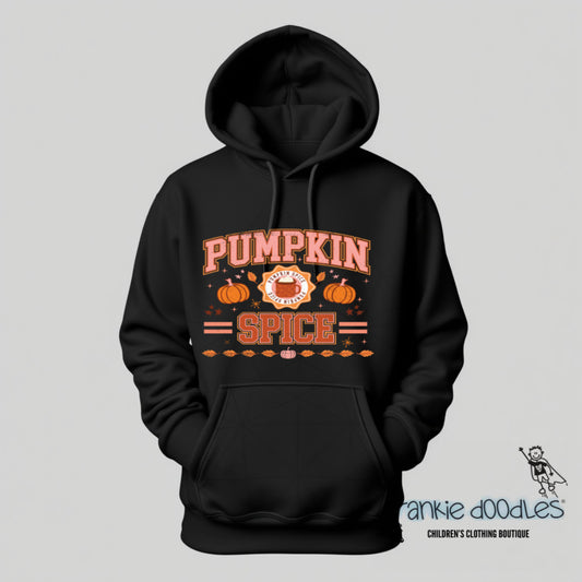 Pumpkin Spice Black Hoodie
