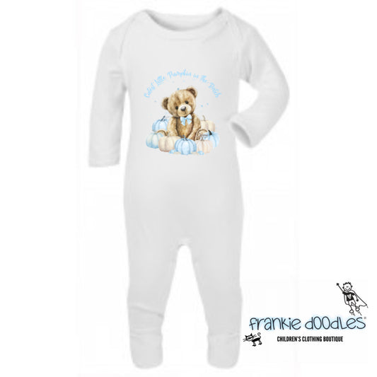 Blue Cutest Little Pumpkin