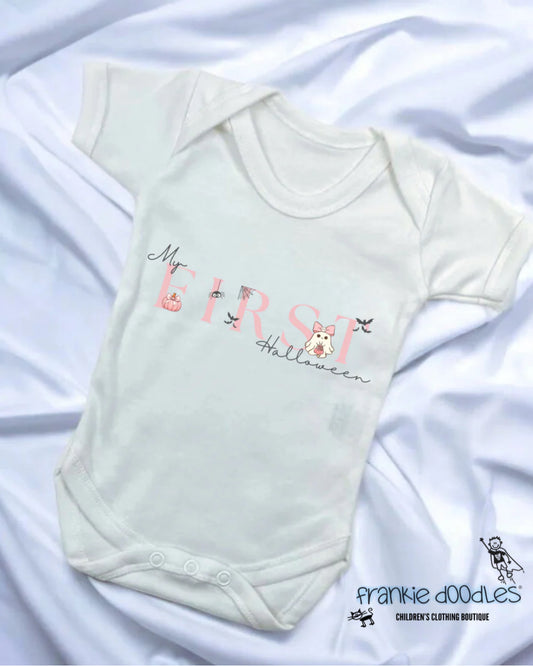 My First Halloween Vest - Pink