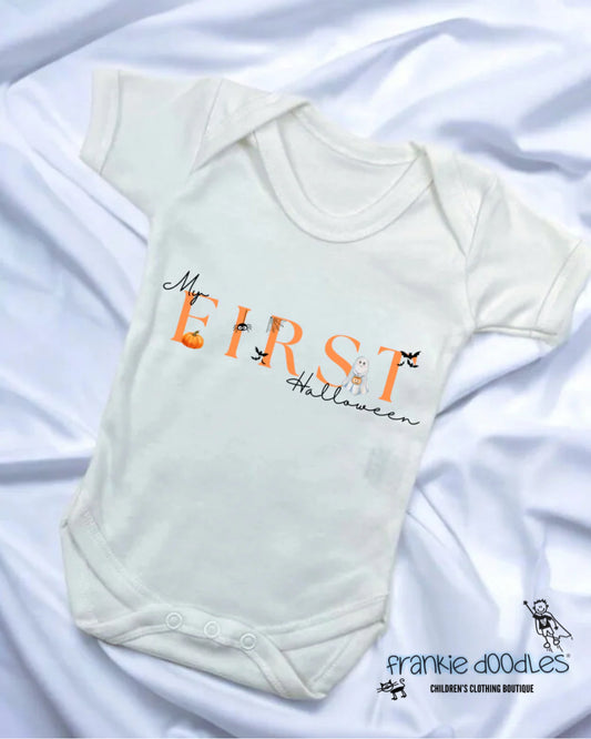 My First Halloween Vest - Orange