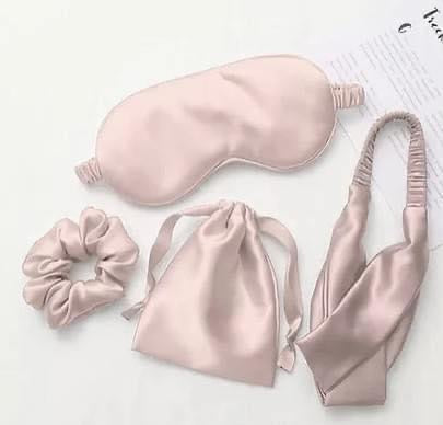 Satin Eye Mask & Hair Set
