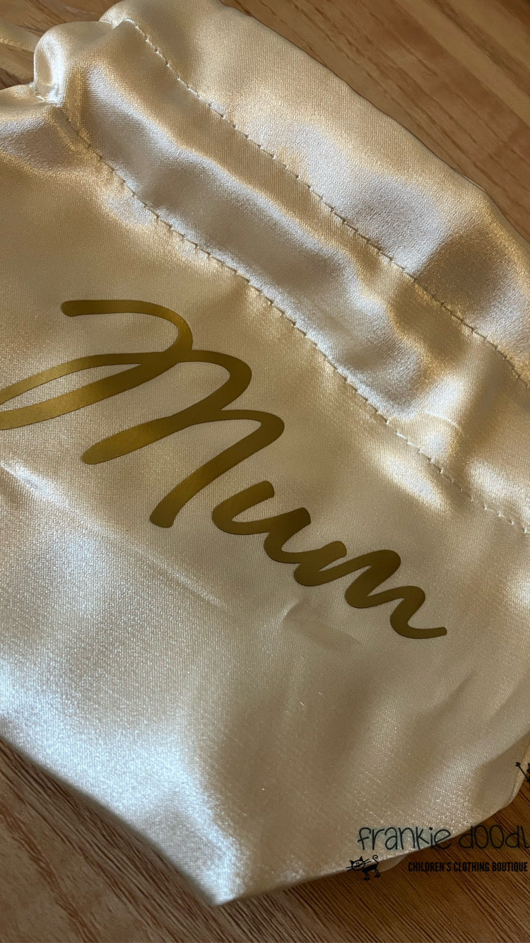 Satin Eye Mask & Hair Set