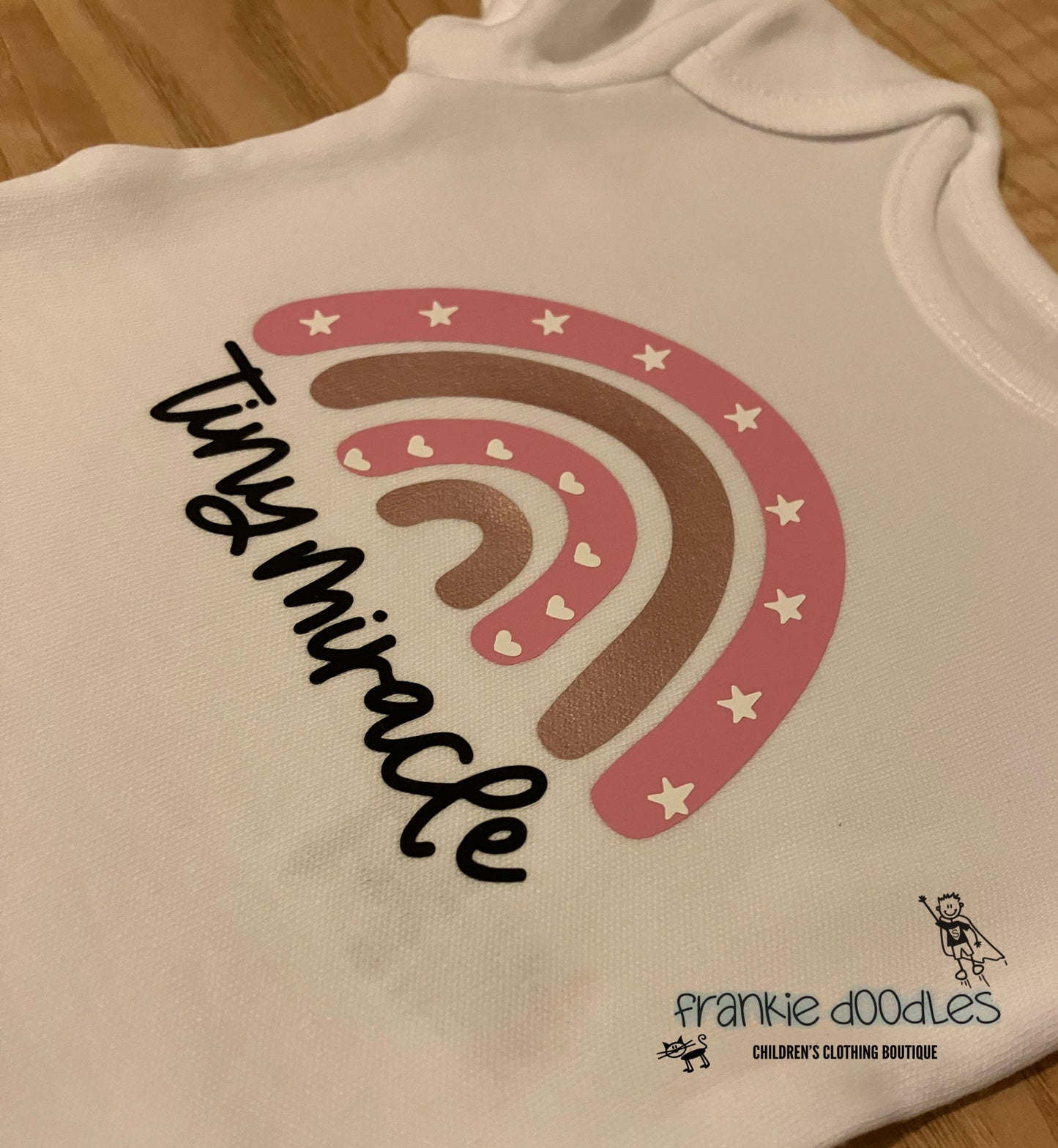 Pink Tiny Miracle Cotton Vest