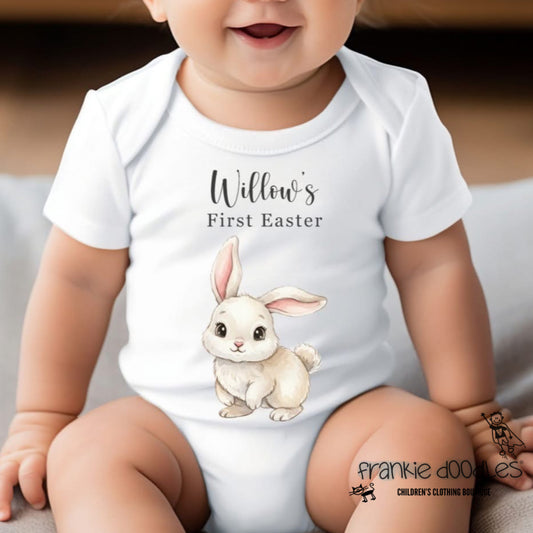 Personalised "First Easter" Bunny Baby Bodysuit