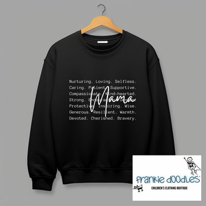 What is a Mama? Definition Sweatshirt