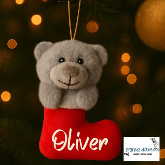 Personalised Teddy Bear Decoration