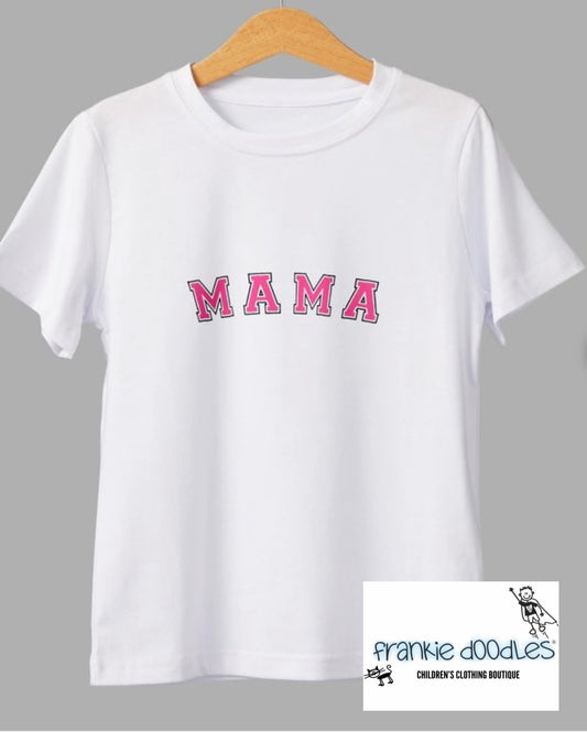Mama Varsity T Shirt