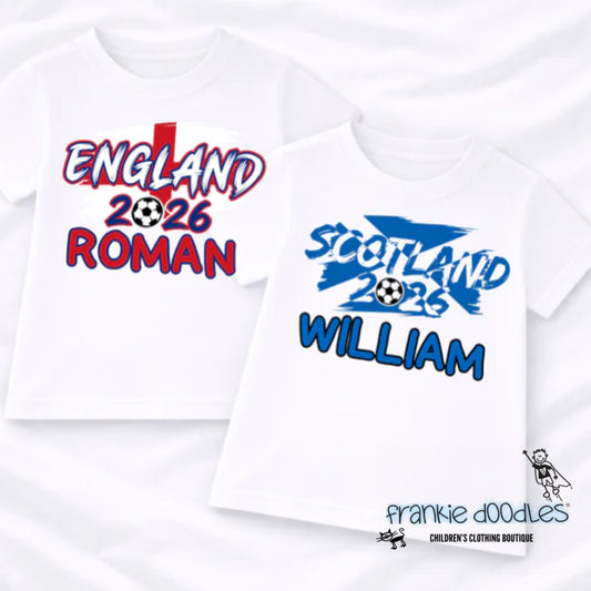 Personalised 2026 Football T Shirt