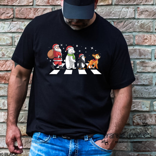 Christmas Zebra Crossing T Shirt