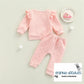 Baby Girls Hearts & Bow Knot Set