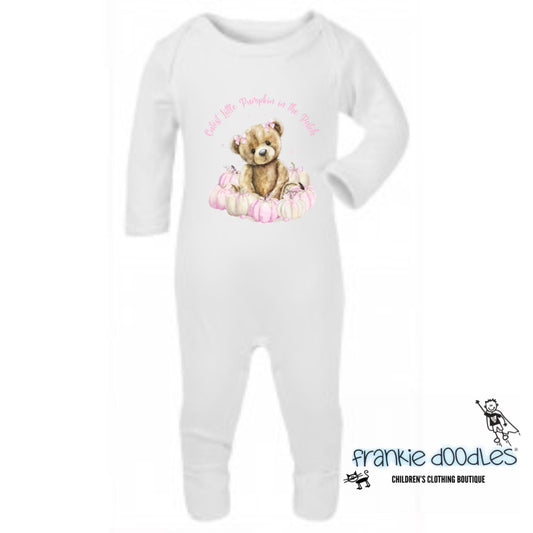 "Cutest Little Pumpkin in the Patch" Sleepsuit
