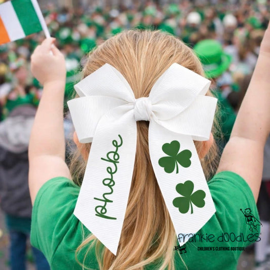 Personalised St. Patrick’s Day Hair Bow