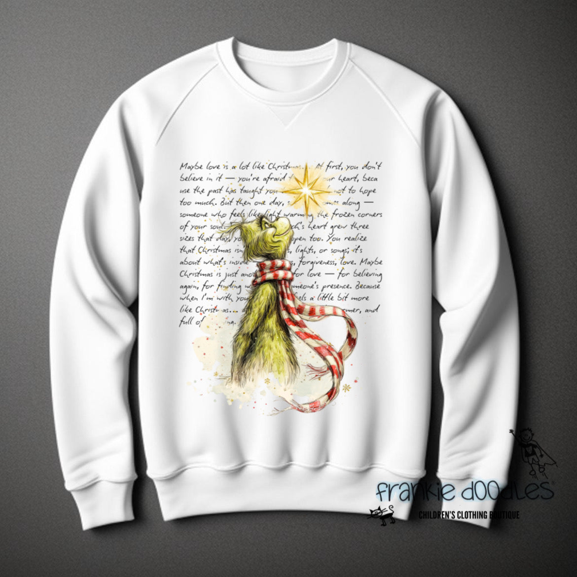 Whimsical Winter Story Crewneck Sweatshirt