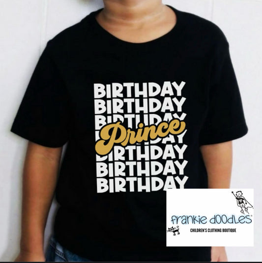 Birthday Prince T Shirt