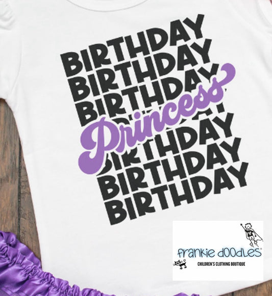Birthday Princess T Shirt
