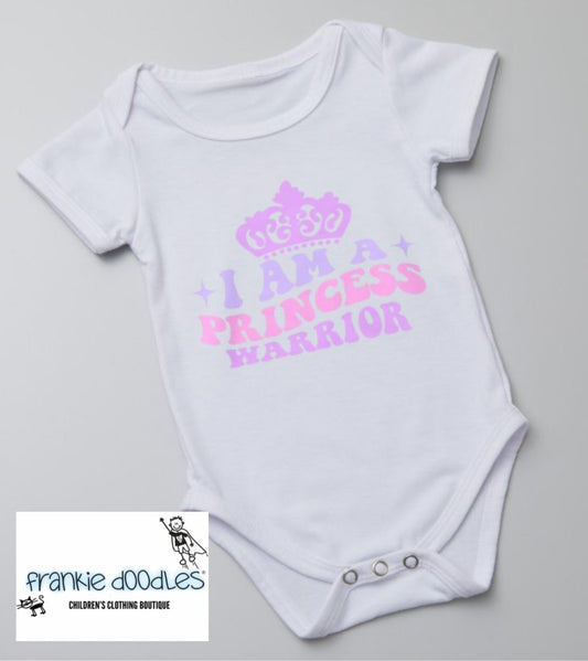 Princess Warrior Baby Vest