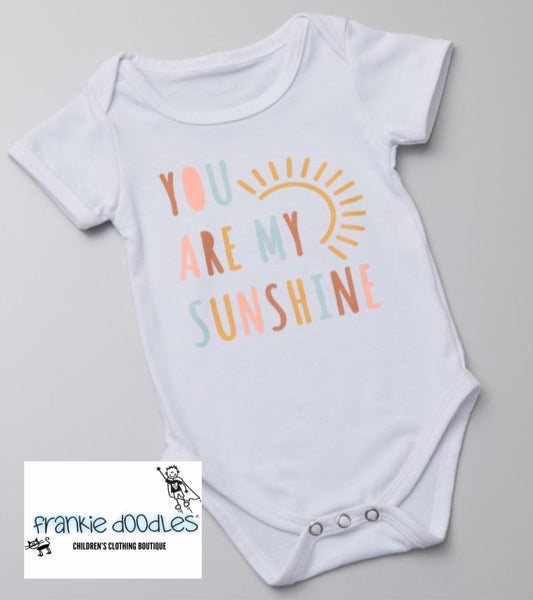 “You Are My Sunshine” Baby Vest