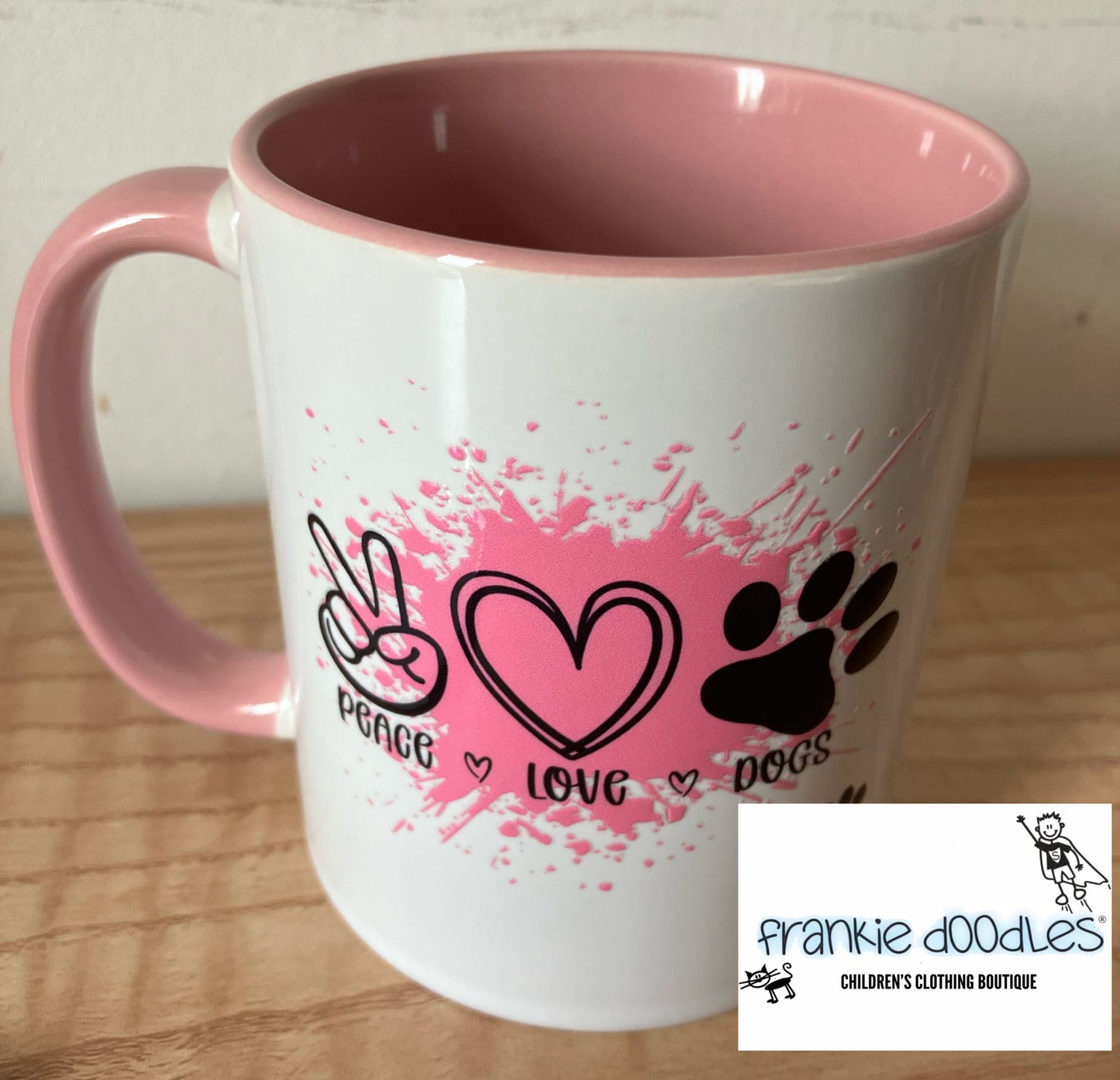 Peace Love Dogs Mug