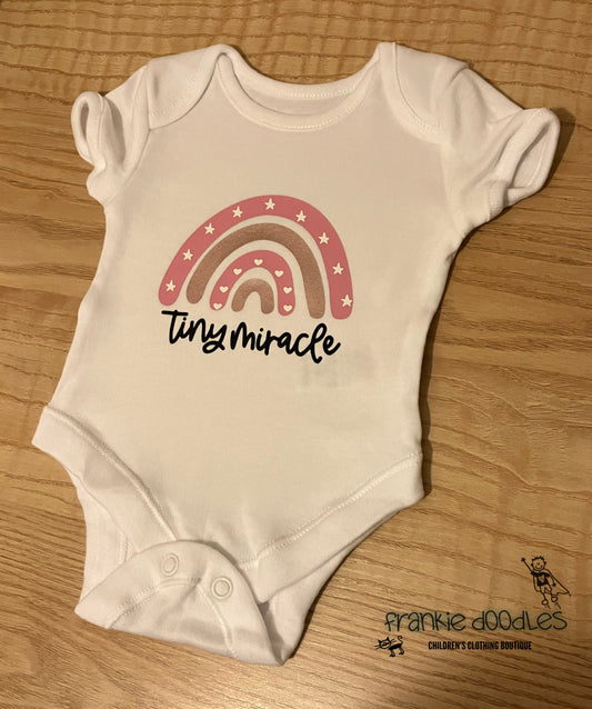Pink Tiny Miracle Cotton Vest