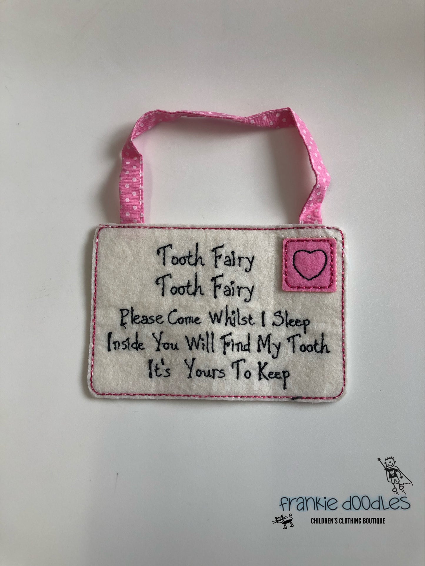 Tooth Fairy Pouch Pink