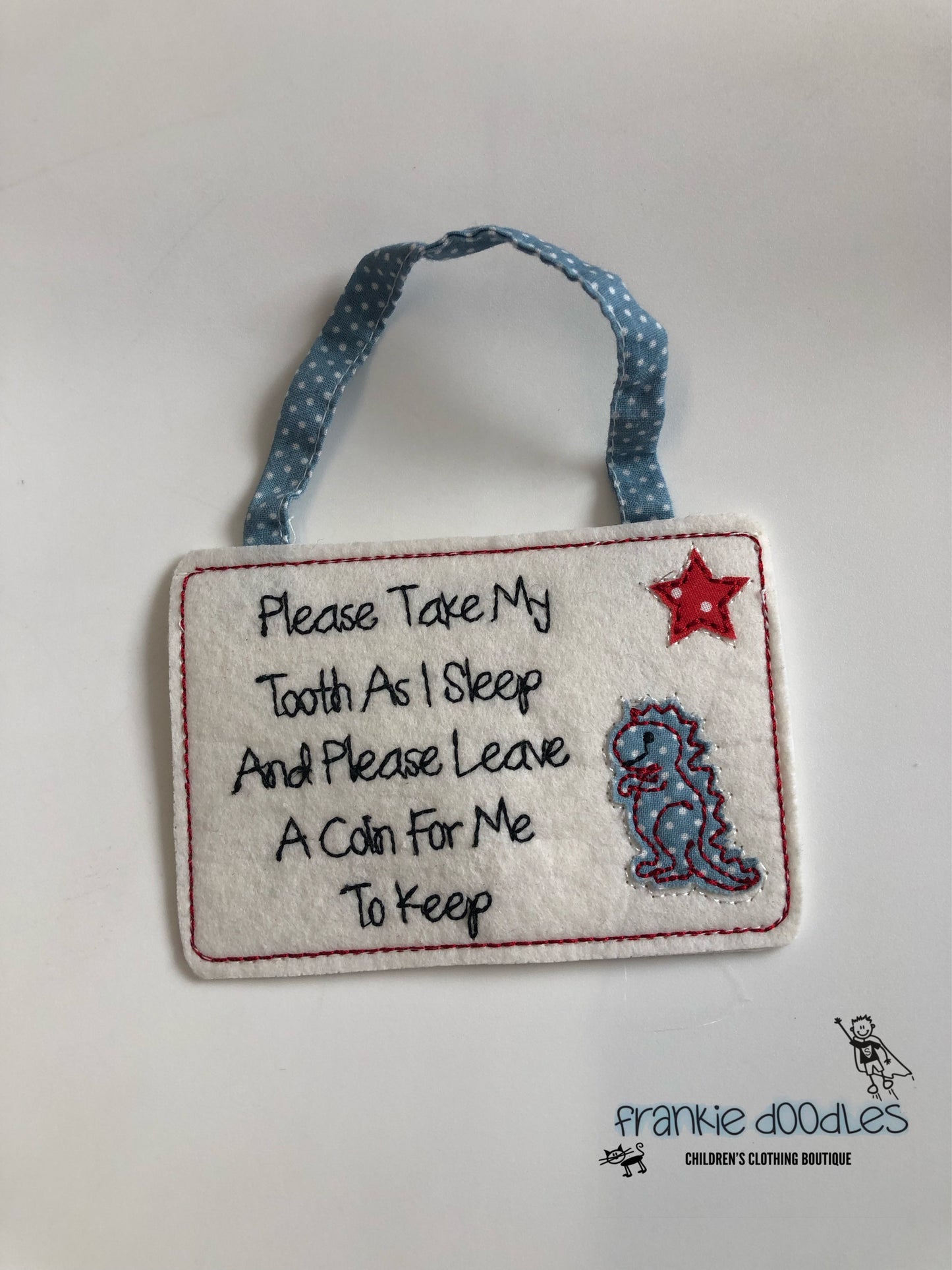 Tooth Fairy Pouch Blue